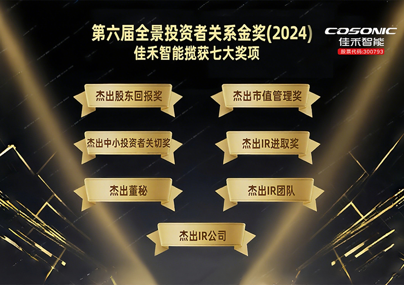 z6com·尊龙智能揽获第六届全景投资者关系金奖(2024)七大奖项！